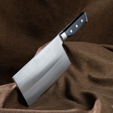 葉添 六寸文武刀/切剁刀 Ｖ金高硬度/口金/夾鋼/電木柄/台灣品牌/鋒利持久/刀具/中式菜刀/剁刀/骨刀/廚刀/料理刀, 1個