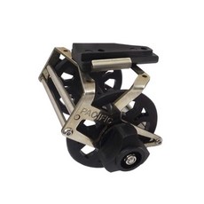 澳洲 PACIFIC 35米捲線器 頂級滾珠式設計 現貨速發 漁獵必備, 1個, 凹字型轉含半圓弧座 適用各式圓管槍