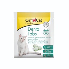 3貓2館 德國竣寶Gimborn貓草錠貓點心, 小包裝-3合1潔牙錠15g, 1個