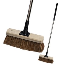 야자수 세차 솔 + 스크류 스텐 자루 120cm, 1세트, 야자수 세차 솔 기본형 + 자루