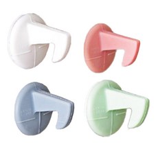 엄마마음 방문 닫힘 방지 문고리 실리콘 문고정 후크, 1개