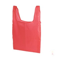 퐁치셀 초경량 코랄색 마트에코백