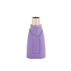 1pc/2pcs USB 어댑터 변환기 키보드 마우스 여성 PS2 Usb 액세서리 컴퓨터, 02 purple, 1개