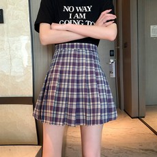 2022년 체크 스커트