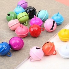 다용도 컬러 딸랑이 고리형 소품 방울 all+386JI, 실버_1개, 본상품선택