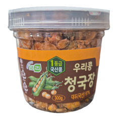 어깨동무 국산콩 청국장, 2개, 300g