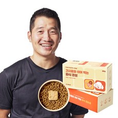 퍼피즈 강형욱 화식 강아지 간식 건사료와 섞어 먹는 화식큐브 치킨, 30개, 20g, 닭