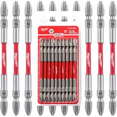밀워키공식대리점 110mm 양날 토션비트 드라이버 드릴 자석 비트 48-32-4364 10PCS 세트
