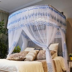 캐노피 모기장(120x200cm) 침대방충망 공주모기장