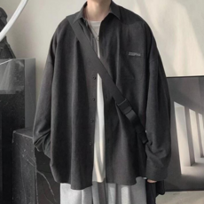 Aripple City Boy簡約寬鬆純色襯衫