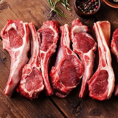 [마블플러스] 호주산 숄더랙 양갈비 어린양고기 호주청정우 캠핑용 가정용 홈파티용, (원물) 프렌치랙 800g, 1개