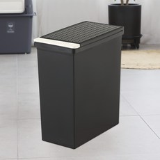 가정용 재활용 분리수거함 40L 45L 50L 휴지통 상업용 쓰레기통 업소용, 블랙, 베이직팝업 45L, 1개
