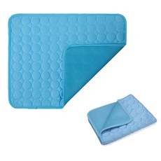 여름 강아지 쿨링 패드 방석 매트 실내 통기성 Lwat8+8iPD