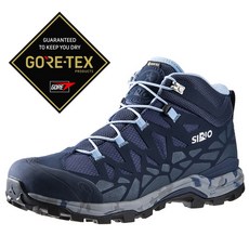 台灣黑熊 日本 SIRIO 女款 中筒登山鞋 健行鞋 GORE-TEX 黃金大底 PF156-3 IND 丹寧水藍