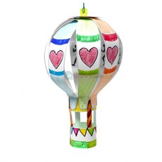 5개세트 자유학기제 잔상효과 체험활동 DIY 종이 열기구 램프 과학탐구 과학원리 교육실