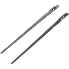 도피 2Pcs 재봉 가죽 바늘 매뉴얼 끈 두 갈래 강철 공예 도구 수제 DIY 스킨, Single Hole