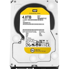 웨스턴 디지털 RE WD4000FYZ 4TB 3.5인치 내장 하드 드라이브