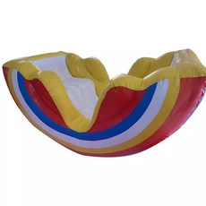 에어바이킹 튜브 놀이기구 에어바운스 물놀이 에어 해적 시소, 레인보우2 2인용