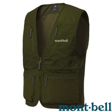 mont-bell 台灣黑熊 Nature Guide Light Vest 男款多口袋輕量透氣戶外機能背心