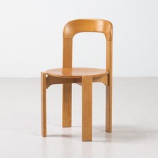 레이븐 빈티지 우드 디자인 인테리어 카페 의자, 2개, 내추럴