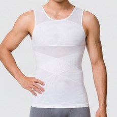 루크 남자 보정 나시 바디쉐이퍼 남성 뱃살 가슴 여유증 슬림 압박 속옷 머슬핏 올인원 매너 웨어 빅사이즈 복부 민소매 복대 코르셋