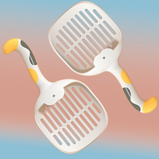 PAT THE BOO 貓咪砂鏟收納桶套裝, 大鏟面（三花款）, 1個