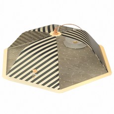 菜罩 食物罩 餐桌罩 折疊菜罩 防塵飯菜罩 保溫罩, 1個, 圓形(直徑70cm)