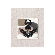 패션스타트 밀리터리 계급 봉제식 와펜, 1개, 멀티