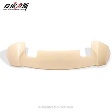 FIT 專用 RS 款 尾翼 碳纖紋 適用 19 潮跑 14-20 新 FIT 改裝 GK5, 1個, 新飛度RS炸街長燈版毛胚需打磨不帶漆,免打孔