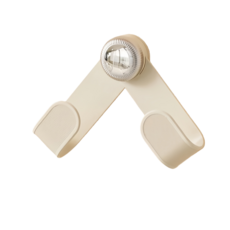 奶油粉色吸盤鍋蓋架，廚房收納好幫手，穩固安全，節省空間, 奶油白, 1個