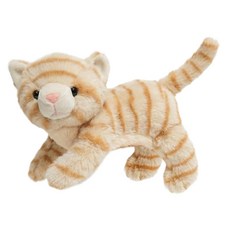 MC2625 손인형 엎드린 줄무늬 고양이 [25cm]