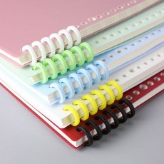 바인더링 셀프 제본링 18mm 10p 6공 루즈링 서류정리 zac*444yq, 1개, 투명10P, 상세페이지 참조
