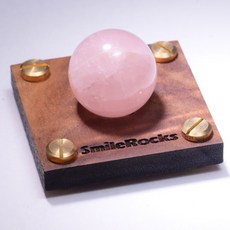 SmileRocks 粉晶球 療癒系裝飾擺件 提升人緣魅力