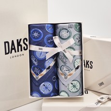 [매장정품] 닥스 손수건 2종 선물 세트 순면 100%