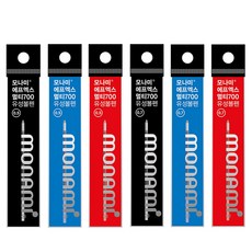 모나미 FX Multi 700 리필심 12개입 / 0.5mm / 0.7mm / 에프엑스 멀티 700, 0.7mm 블랙 12개입