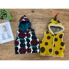 織室縫紉所 幼兒連帽背心版型 正反兩穿 無袖背心紙型含教學影片