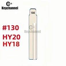 [호환제품] 10개 HY18 플립 키 블레이드 Lishi KD 원격 블랭크 Xhorse Remote 용 현대 산타페 기아 쏘렌, 01 10pcs HY18