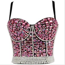 큐빅 벨리댄스 브라탑 라틴 라인 줌바 댄스복 의상 상의 브라의류