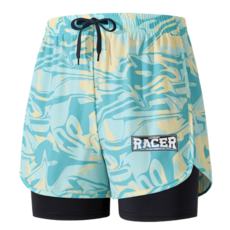 피라모니 남성용 투인원 비치웨어 레깅스 팬츠