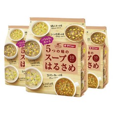 DAISHO 大逸昌 5種口味綜合速食冬粉組 雞鹽+玉米味噌+醬油+咖哩+海鮮口味 10包入, 3袋
