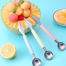 친절생활 수박 화채 스쿱 스푼 듀얼