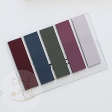 필름 브라운5색 인덱스라벨 하이라이터 독서인덱스 다이어리스티커, 1