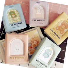 3인치 미니앨범 포켓 포카 사진보관함 포카첩 c타입 추억만들기 네컷앨범, 블루