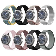 갤럭시 워치3 액티브2 기어S 공용 스트랩 스포츠 루프 밴드 시계줄 22mm, 나이트핑크 20mm, 1개