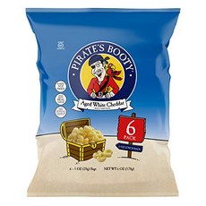 Pirate's Booty 에이지드 화이트 체다 치즈 퍼프 프리 Pirate's Booty 에이지드 화이트 체다 치즈 퍼프 프리, 1개