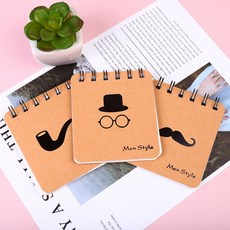 크라프트 스프링 미니 메모장, 파이프 c