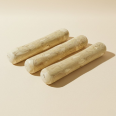 베트남 커피나무 천연 우드스틱 강아지 이갈이 장난감, 3개, 내추럴