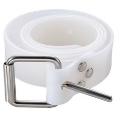 PROBLUE WB-05B 橡膠皮帶配重帶 - 不鏽鋼扣具, 白色