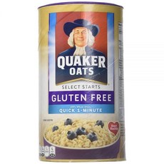 Quaker Oats Select Starts Quick One Minute Oaks 글루텐 프리, 1개