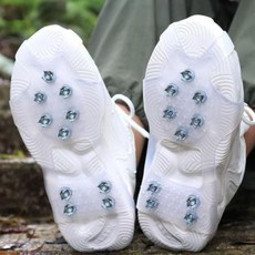 실리콘아이젠 눈길 빙판길 도시형 경량 휴대용 간편착용 생활 여성 남성 _2025911110EA, 클리어